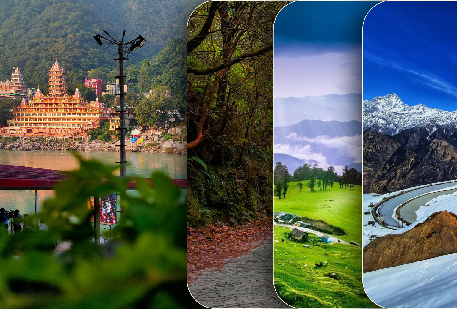 9 Days Majestic Uttarakhand Tour from Delhi – Rishikesh, Mussoorie, Chopta, Auli, Kausani & Corbett
